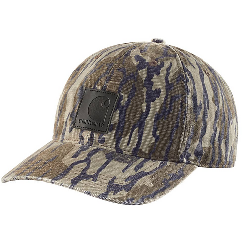 Carhartt Mossy Oak Bottomland Canvas Camo Cap 105522