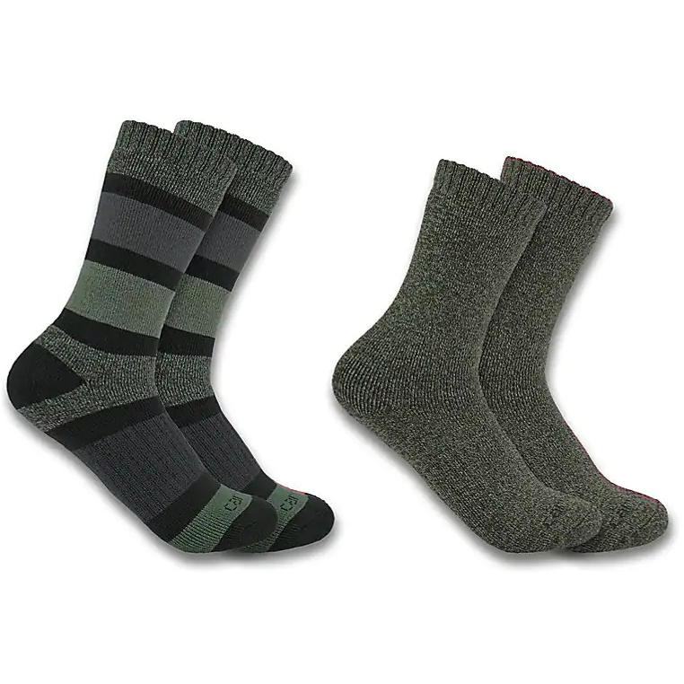 Carhartt Women's HeavyWeight Crew Socks 2-PACK SC3152W