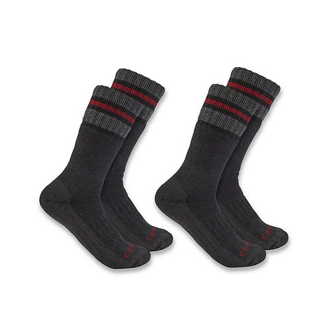Carhartt HeavyWeight Synthetic-Wool Blend Boot Sock 2-PACK SB7742