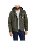 Carhartt Relaxed Fit Washed Duck Sherpa-Lined Utility Jacket - 103826