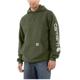 Carhartt Loose Fit Midweight Sweat-shirt graphique à manches logo - K288