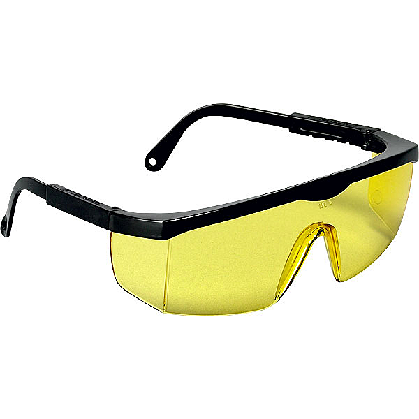 PIO CSA Safety Glasses Amber Lens w/Adjustable Ratchet