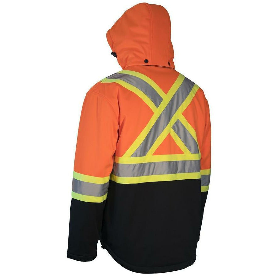 Forcefield Hi Vis Winter Softshell Heated Jacket 024-EN158HJ