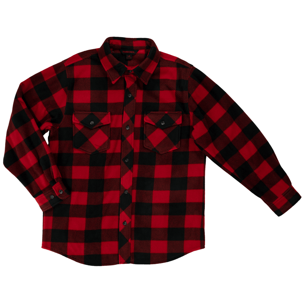 Tough Duck Buffalo Check Fleece Shirt i964