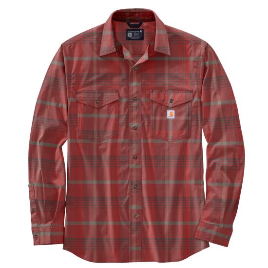 CARHARTT Rugged Flex® Relaxed Fit Lightweight Long-Sleeve Plaid Shirt - 105437