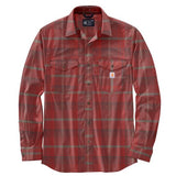 CARHARTT Rugged Flex® Relaxed Fit Lightweight Long-Sleeve Plaid Shirt - 105437