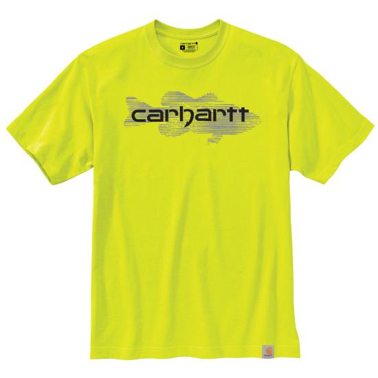Carhartt Loose Fit Heavyweight Short Sleeve Fish Graphic T-Shirt - 105717