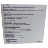 Recharge de lingettes antiseptiques au chlorure de benzalkonium PIO pour trousse de premiers soins