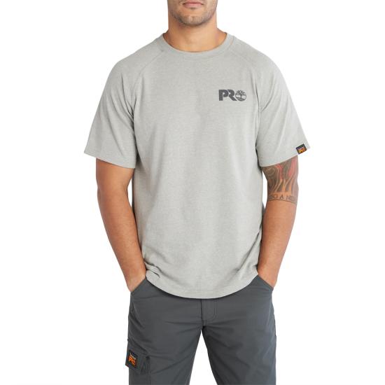 Timberland PRO® - Midweight Reflective Pro Logo Short Sleeve T-Shirt - A64R1