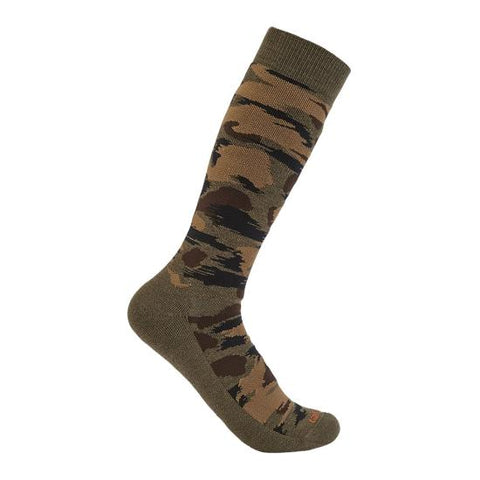 Carhartt Men's Heavyweight Camo Boot Sock SB9430M