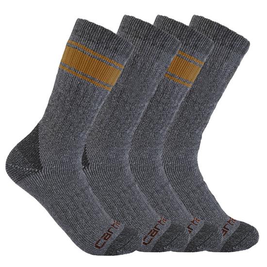 Carhartt - Lot de 4 paires de chaussettes épaisses SC1054M