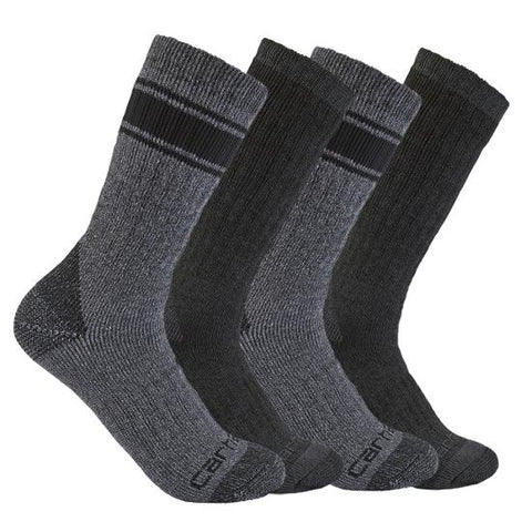 Carhartt - Lot de 4 paires de chaussettes épaisses SC1054M