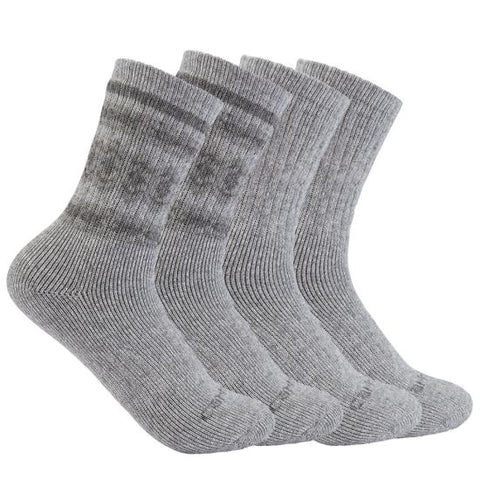 Carhartt - Lot de 4 paires de chaussettes épaisses en mélange de laine synthétique SC5544W