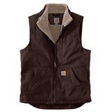 CARHARTT® Gilet à col montant et doublure en sherpa délavé coupe ample - 104277