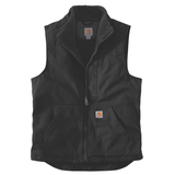 CARHARTT® Loose Fit Washed Duck Sherpa-Lined Mock-Neck Vest - 104277