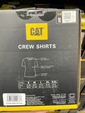 CAT 4-Pack Men's White Cotton Short Sleeve Logo T-shirt