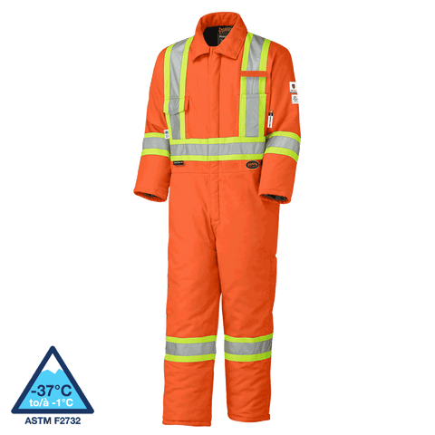 Pioneer 5532 FR/ARC Rated Hi-Viz Orange Flame Resistant Quilted Pioneer 5532 FR/ARC Rated Hi-Viz Orange Flame Resistant Quilted