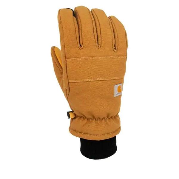 Carhartt Gants isolés en cuir synthétique avec poignets en tricot de canard GL0781-M