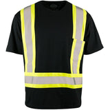 ForceField Poly/Cotton Hi-Vis Crew Neck Short Sleeve T-Shirt with Pocket 022-TCCBE