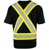 ForceField Poly/Cotton Hi-Vis Crew Neck Short Sleeve T-Shirt with Pocket 022-TCCBE