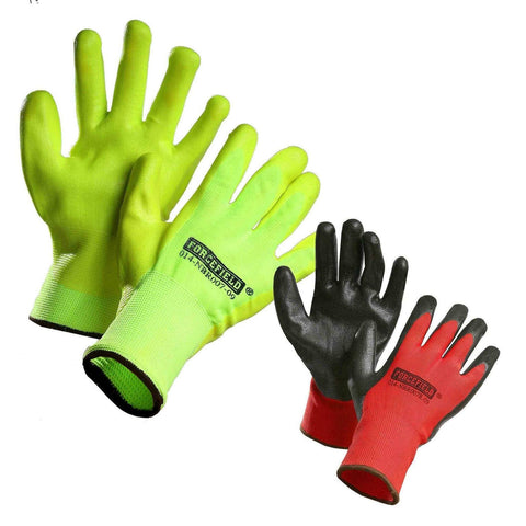 Gants de travail isolés pour l'hiver avec paumes enduites de nitrile