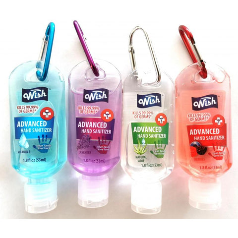 Wish Hand Sanitizer with Vitamin E and Metal clip