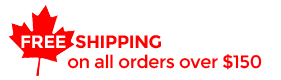 FREE SHIPPING on all orders over $150